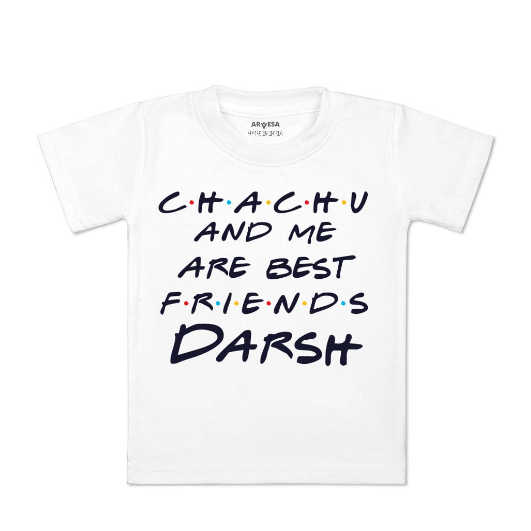 Arvesa Chachu & Me Are Best Friend Baby Boy & Girl Dress