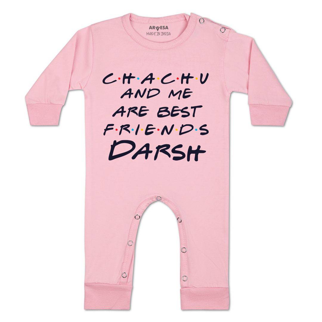 Arvesa Chachu & Me Are Best Friend Baby Boy & Girl Dress