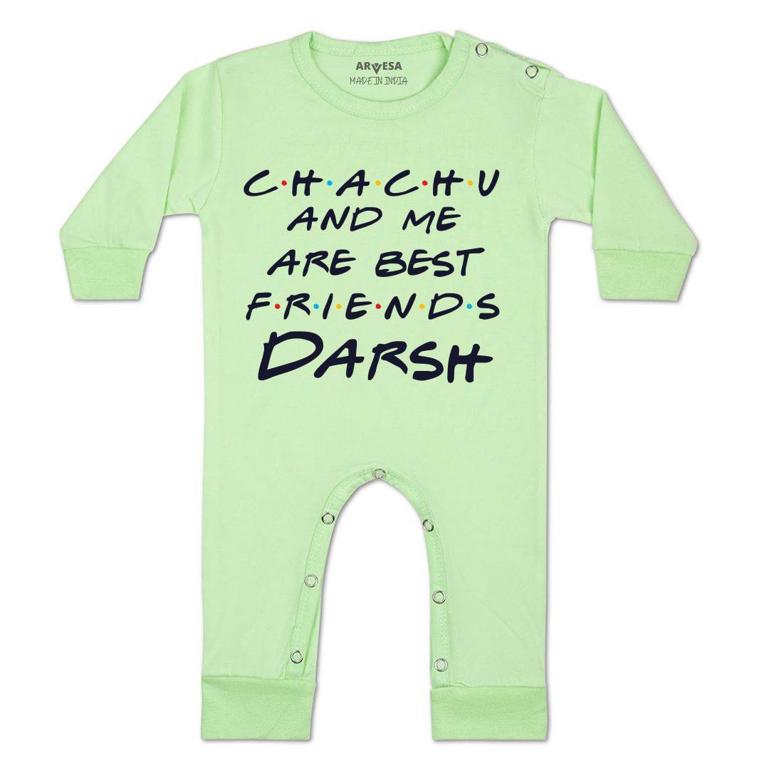 Arvesa Chachu & Me Are Best Friend Baby Boy & Girl Dress