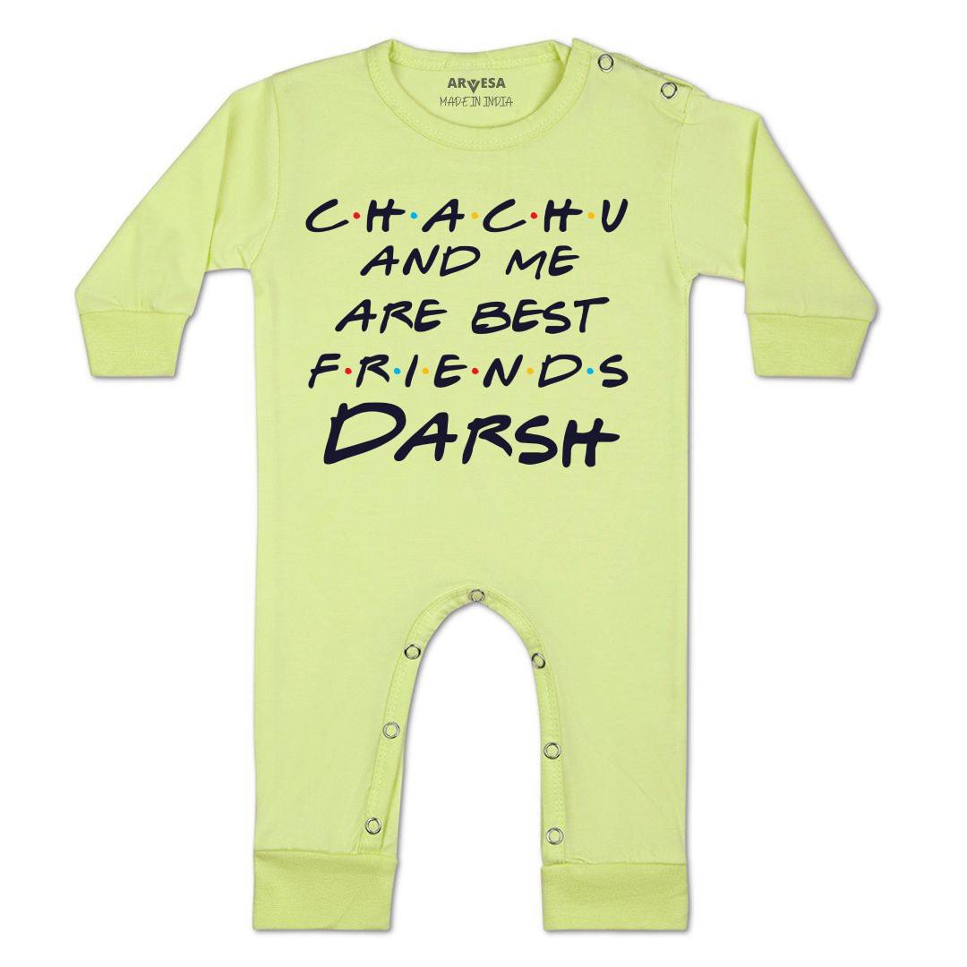 Arvesa Chachu & Me Are Best Friend Baby Boy & Girl Dress