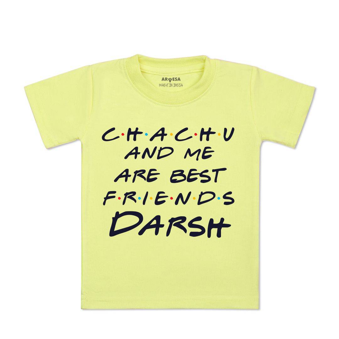 Arvesa Chachu & Me Are Best Friend Baby Boy & Girl Dress