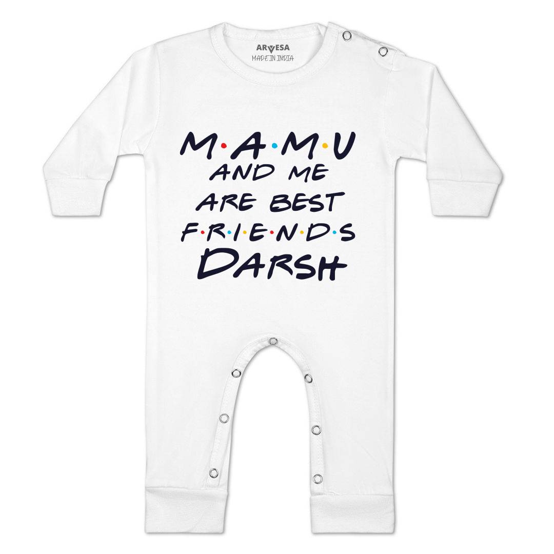 Arvesa Mamu & Me Are Best Friend Baby Boy & Girl Dress