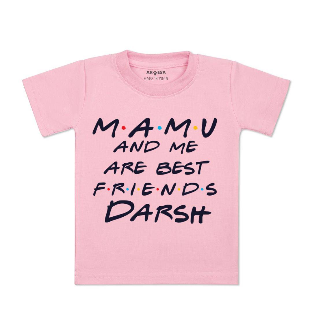 Arvesa Mamu & Me Are Best Friend Baby Boy & Girl Dress