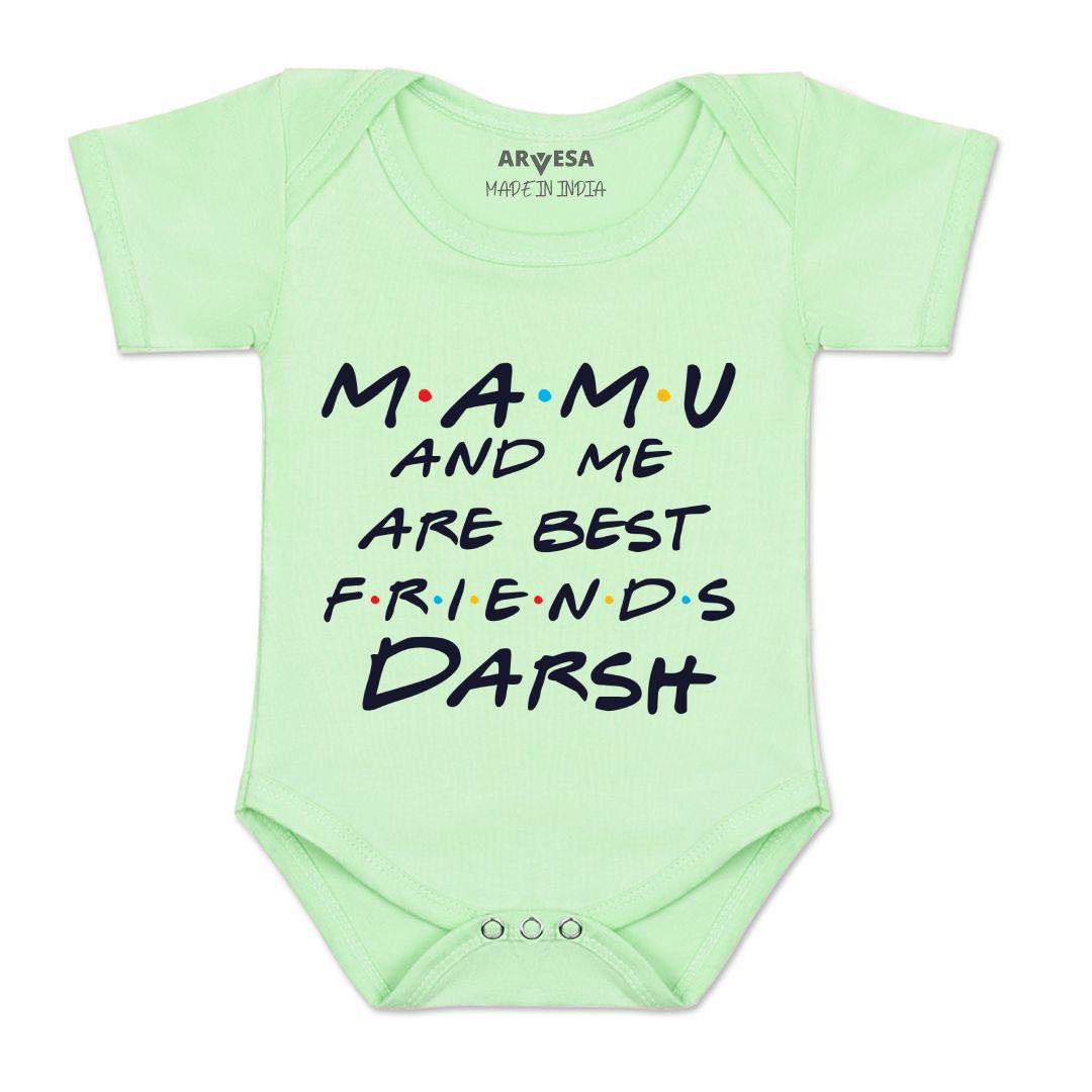 Arvesa Mamu & Me Are Best Friend Baby Boy & Girl Dress