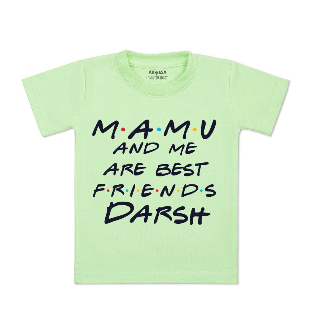 Arvesa Mamu & Me Are Best Friend Baby Boy & Girl Dress