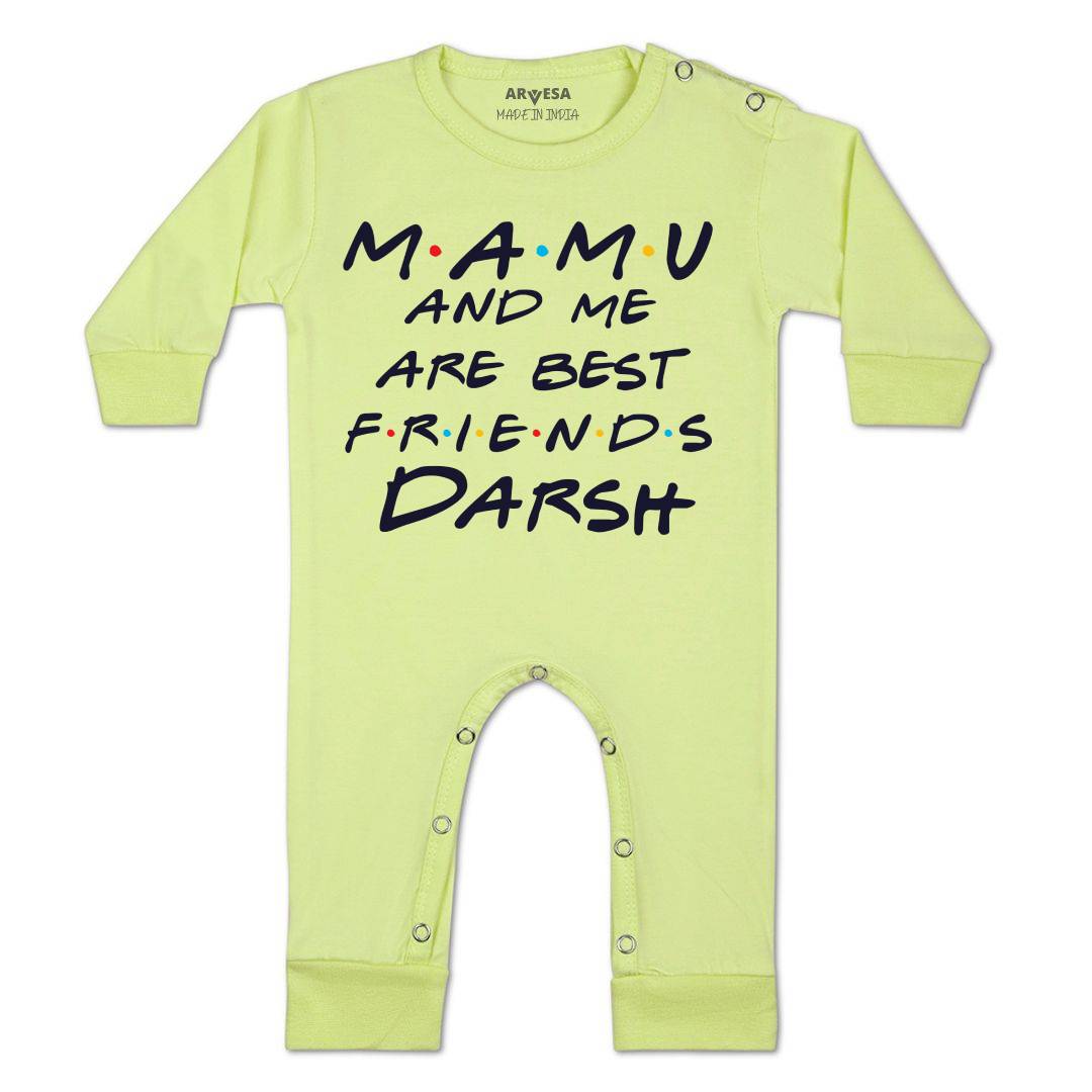 Arvesa Mamu & Me Are Best Friend Baby Boy & Girl Dress