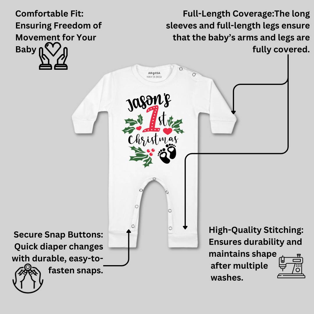 Arvesa My First Christmas  Baby Boy & Girl Dress