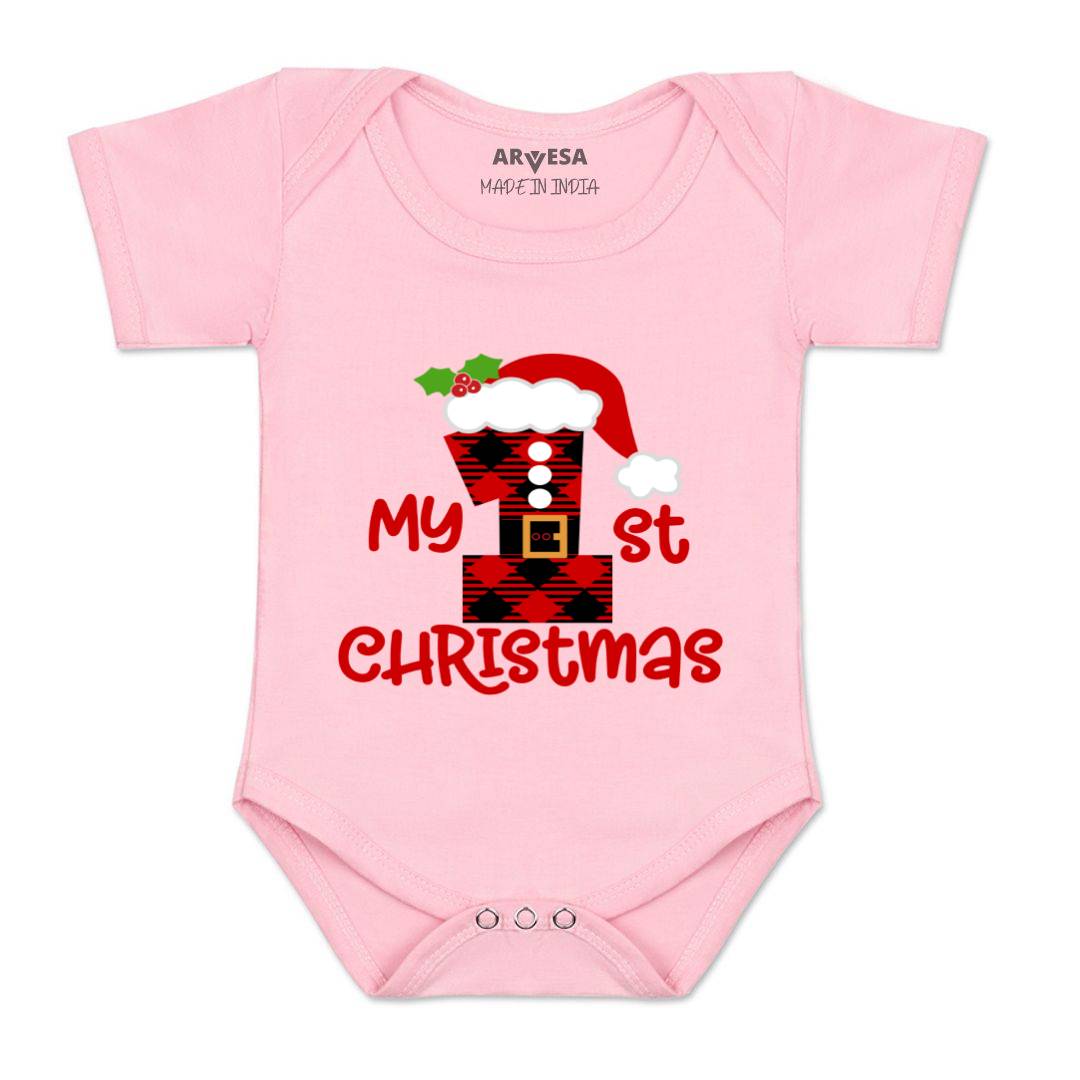 Arvesa Design-453 Christmas My First Baby Boy and Baby Girl Dress .