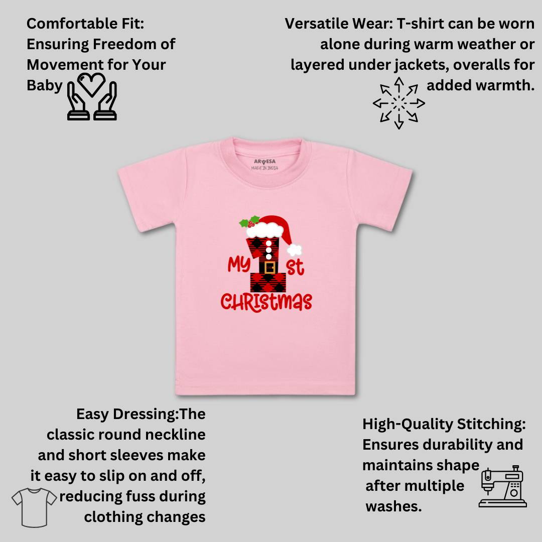 Arvesa Design-453 Christmas My First Baby Boy and Baby Girl Dress .