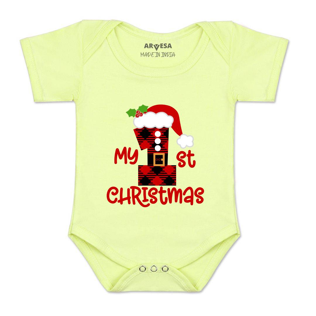 Arvesa Design-453 Christmas My First Baby Boy and Baby Girl Dress .