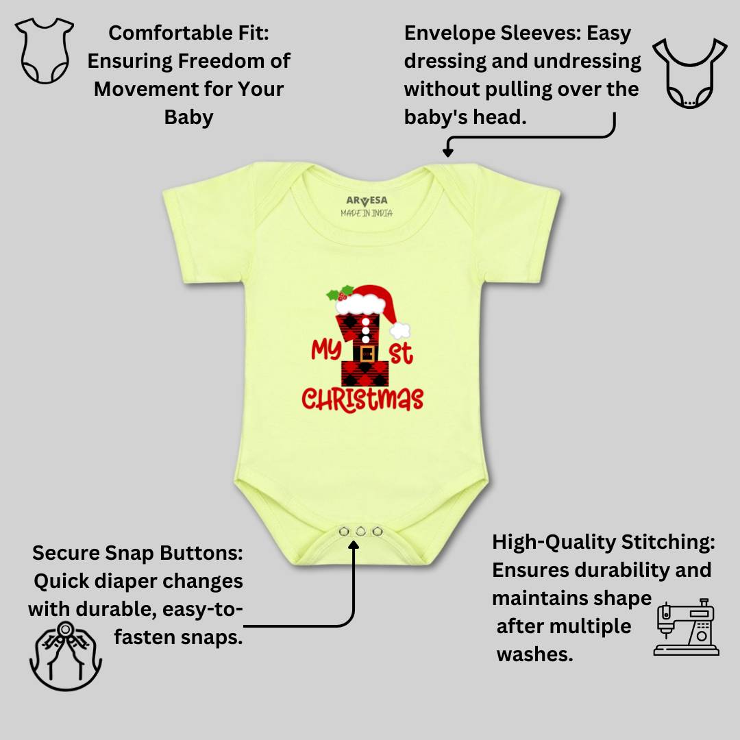 Arvesa Design-453 Christmas My First Baby Boy and Baby Girl Dress .
