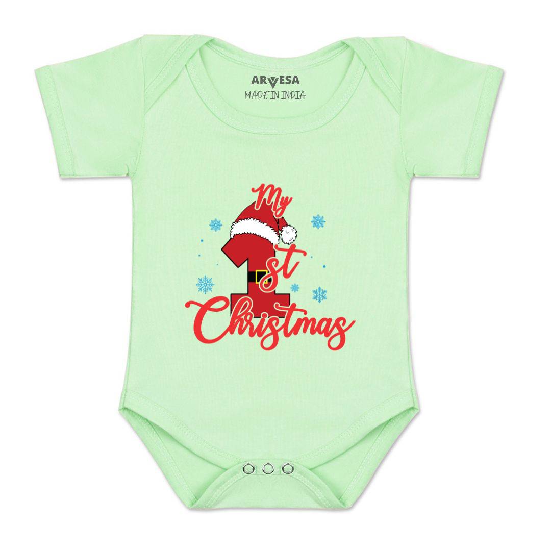 Arvesa Design-454 Christmas My First Baby Boy and Baby Girl Dress .