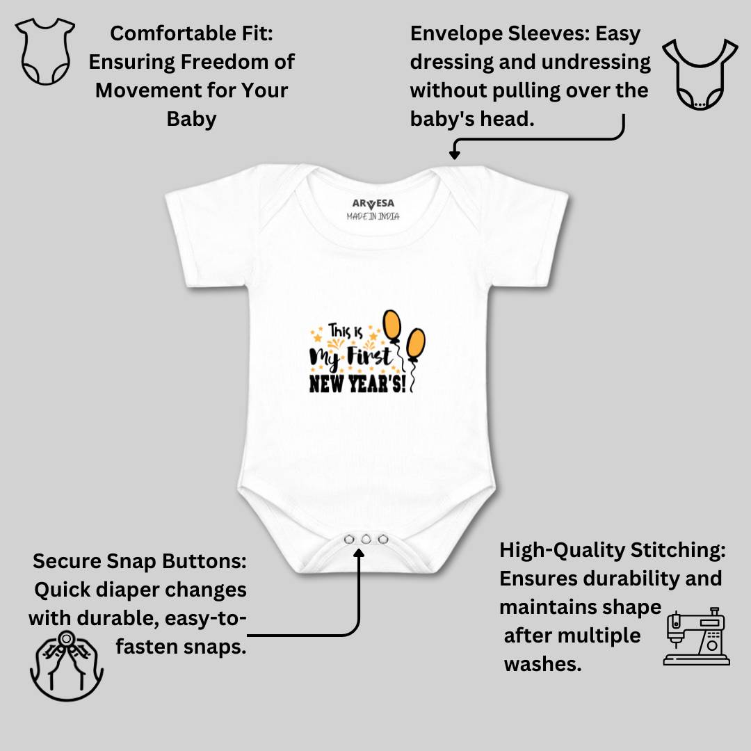 Arvesa Design-457 New Year My First Baby Boy and Baby Girl Dress .