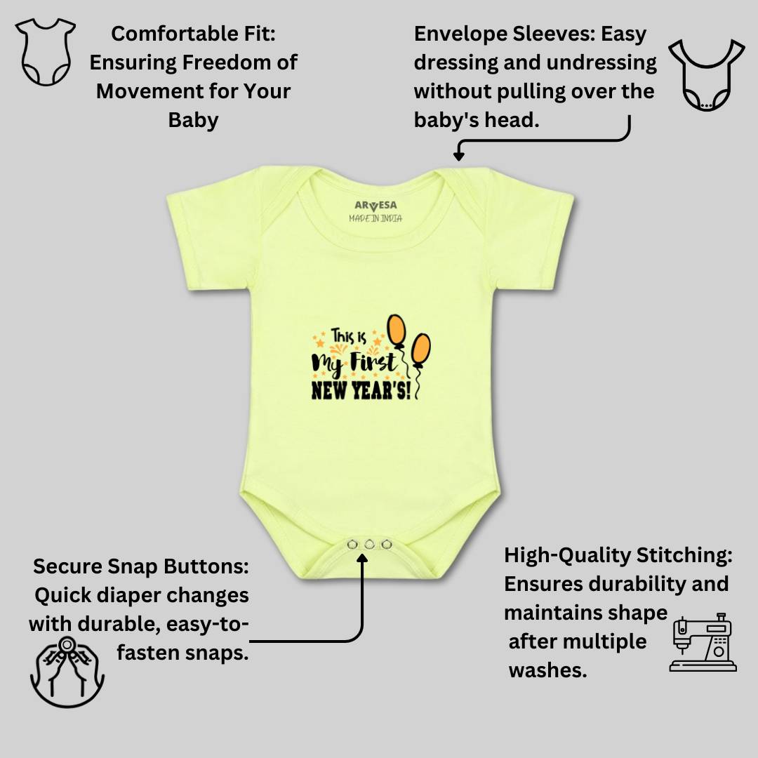 Arvesa Design-457 New Year My First Baby Boy and Baby Girl Dress .