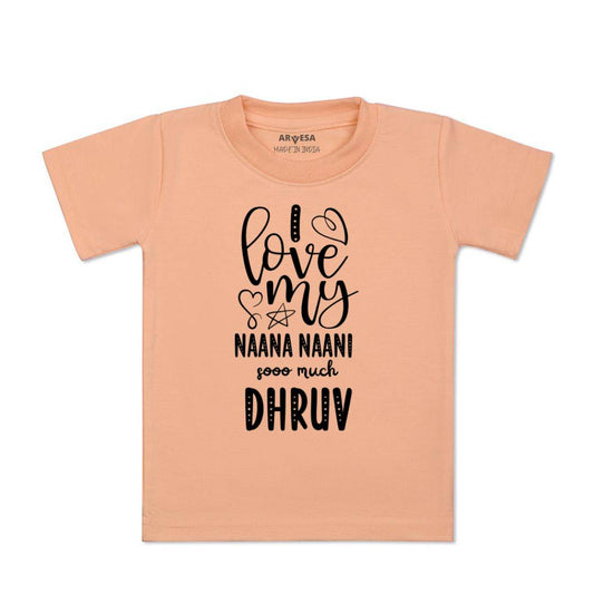 Arvesa I Love My Nana Nani So Much Baby Boy & Girl Dress