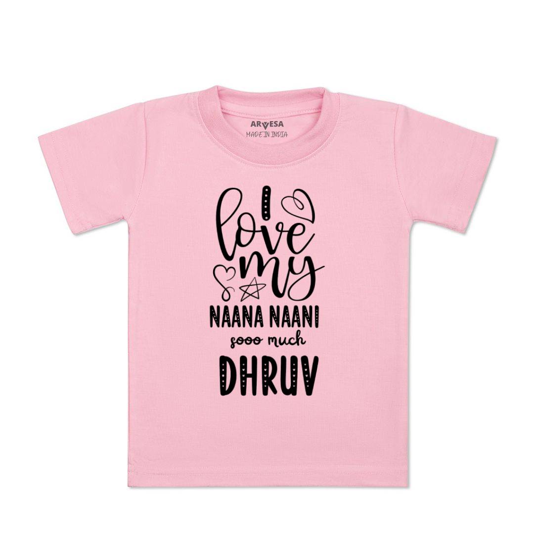 Arvesa I Love My Nana Nani So Much Baby Boy & Girl Dress