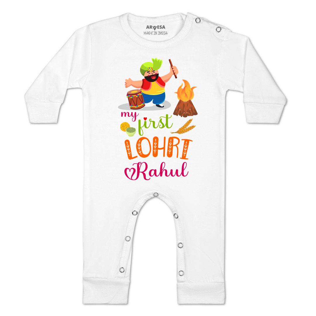 Arvesa My First Lohri  Baby Boy & Girl Dress