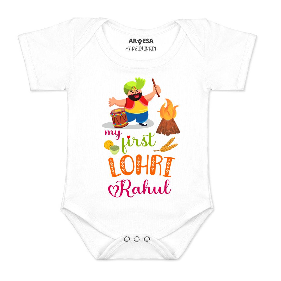 Arvesa My First Lohri  Baby Boy & Girl Dress
