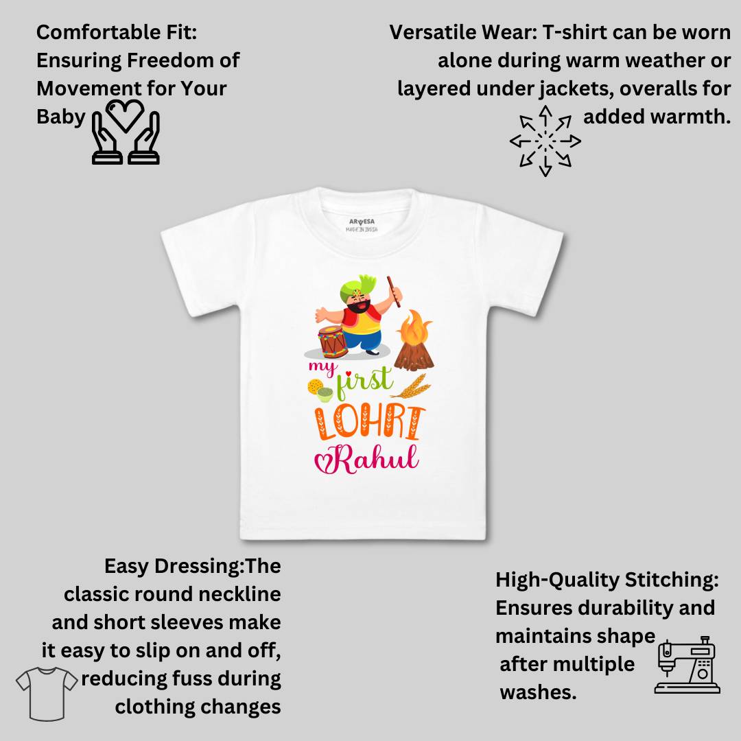 Arvesa My First Lohri  Baby Boy & Girl Dress