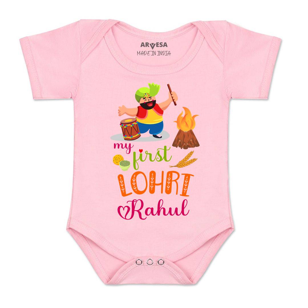 Arvesa My First Lohri  Baby Boy & Girl Dress