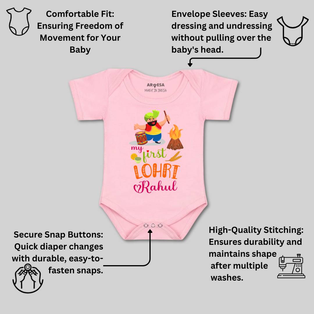 Arvesa My First Lohri  Baby Boy & Girl Dress
