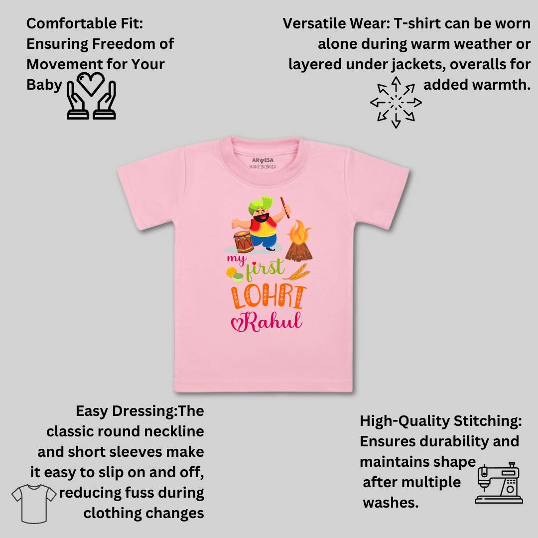 Arvesa My First Lohri  Baby Boy & Girl Dress