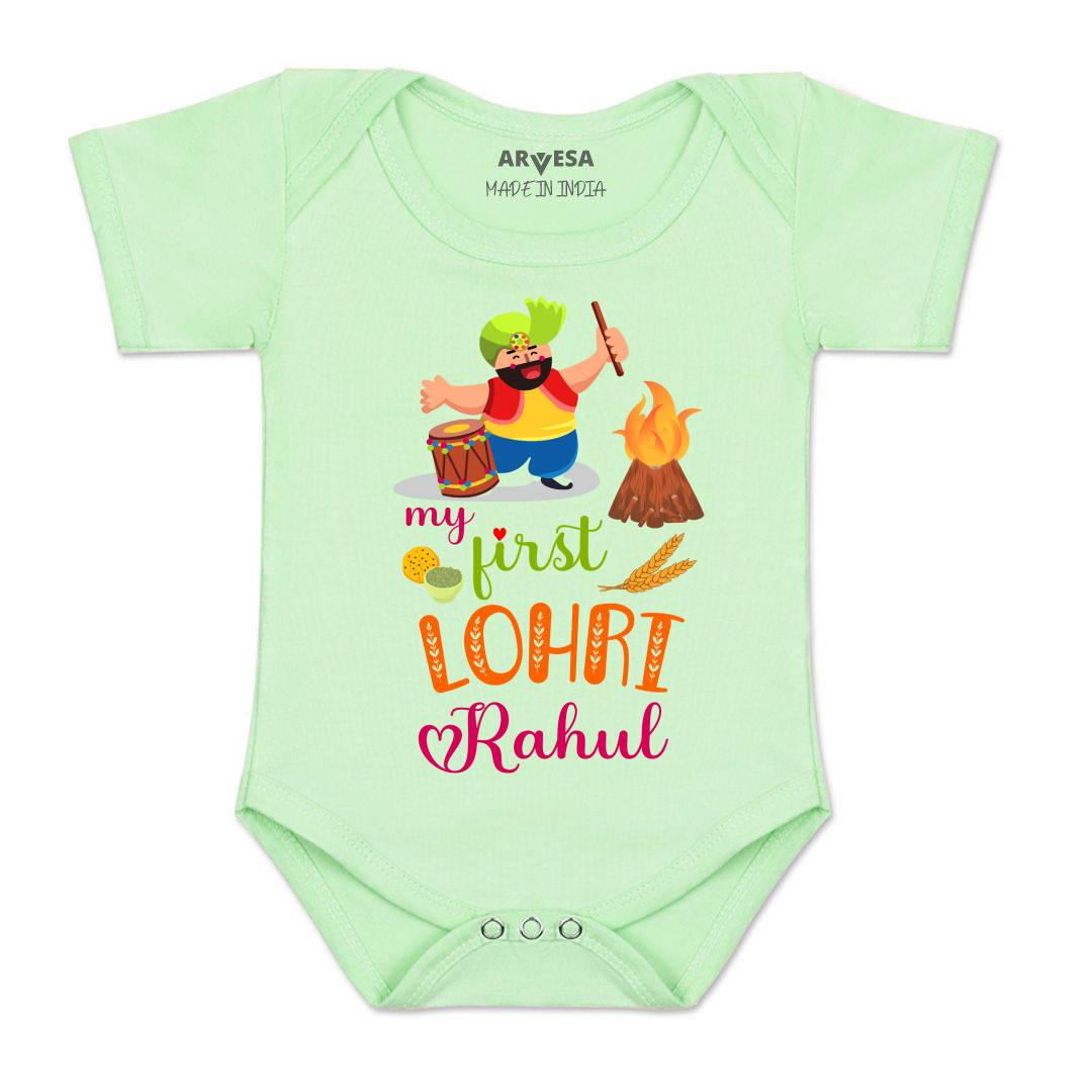 Arvesa My First Lohri  Baby Boy & Girl Dress