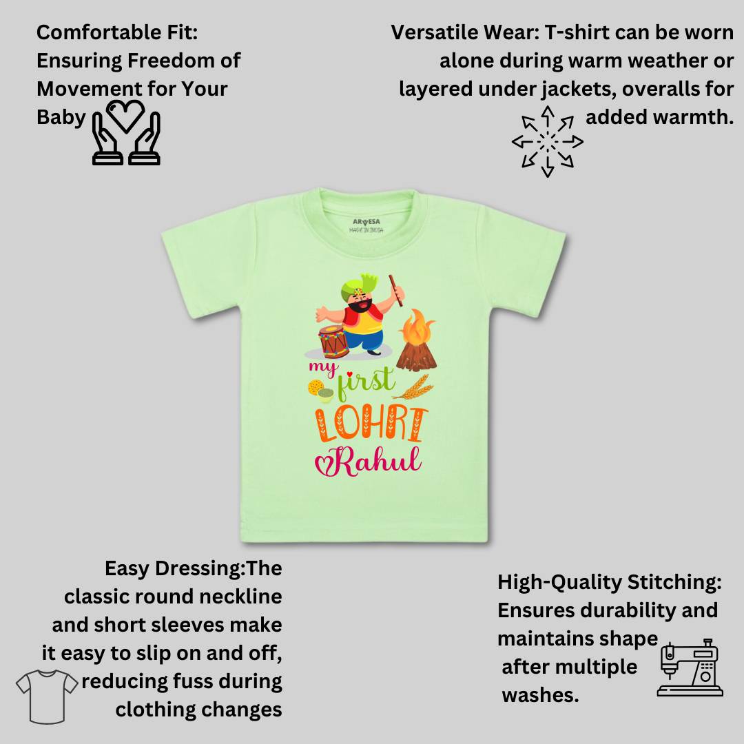 Arvesa My First Lohri  Baby Boy & Girl Dress