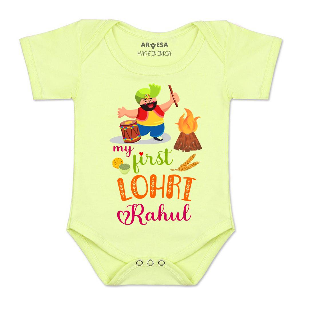 Arvesa My First Lohri  Baby Boy & Girl Dress