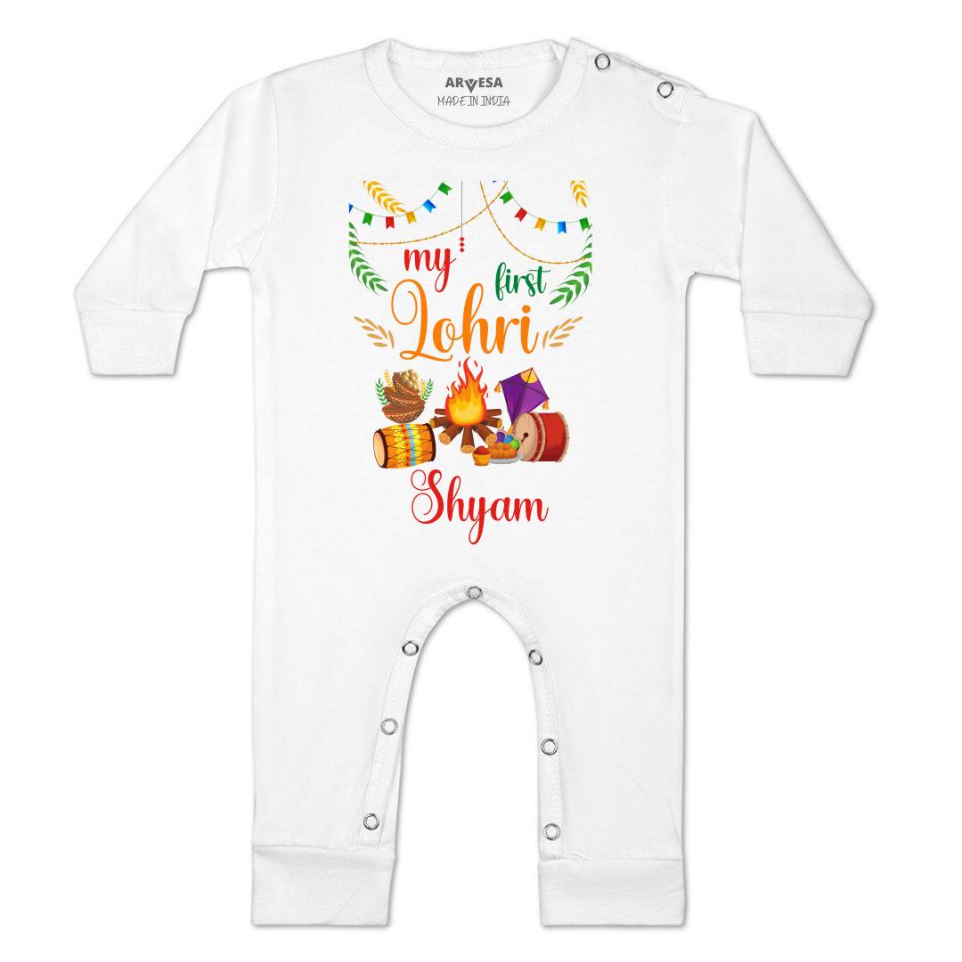 Arvesa My First Lohri  Baby Boy & Girl Dress