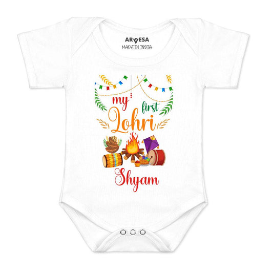 Arvesa My First Lohri  Baby Boy & Girl Dress