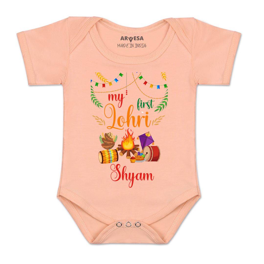 Arvesa My First Lohri  Baby Boy & Girl Dress
