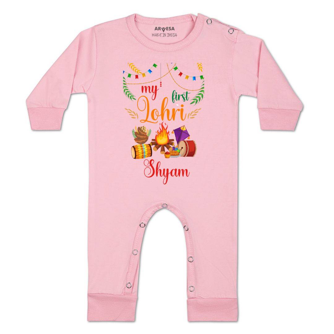 Arvesa My First Lohri  Baby Boy & Girl Dress