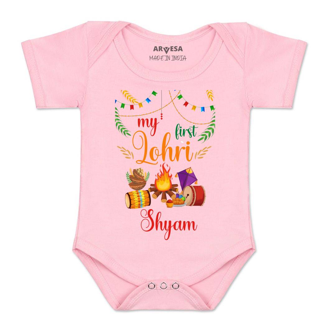 Arvesa My First Lohri  Baby Boy & Girl Dress
