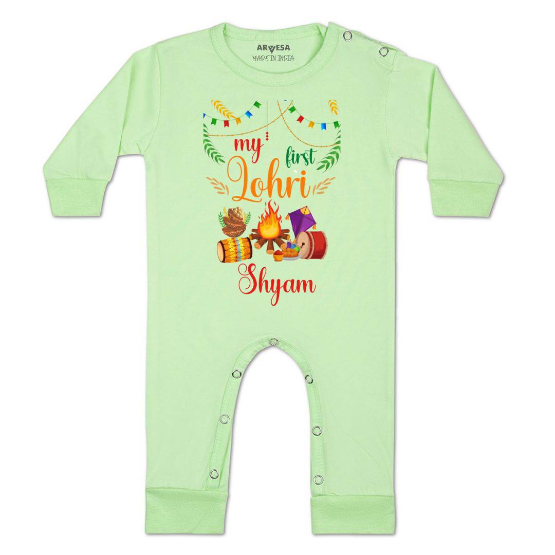 Arvesa My First Lohri  Baby Boy & Girl Dress