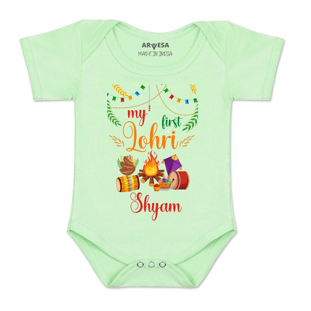 Arvesa My First Lohri  Baby Boy & Girl Dress