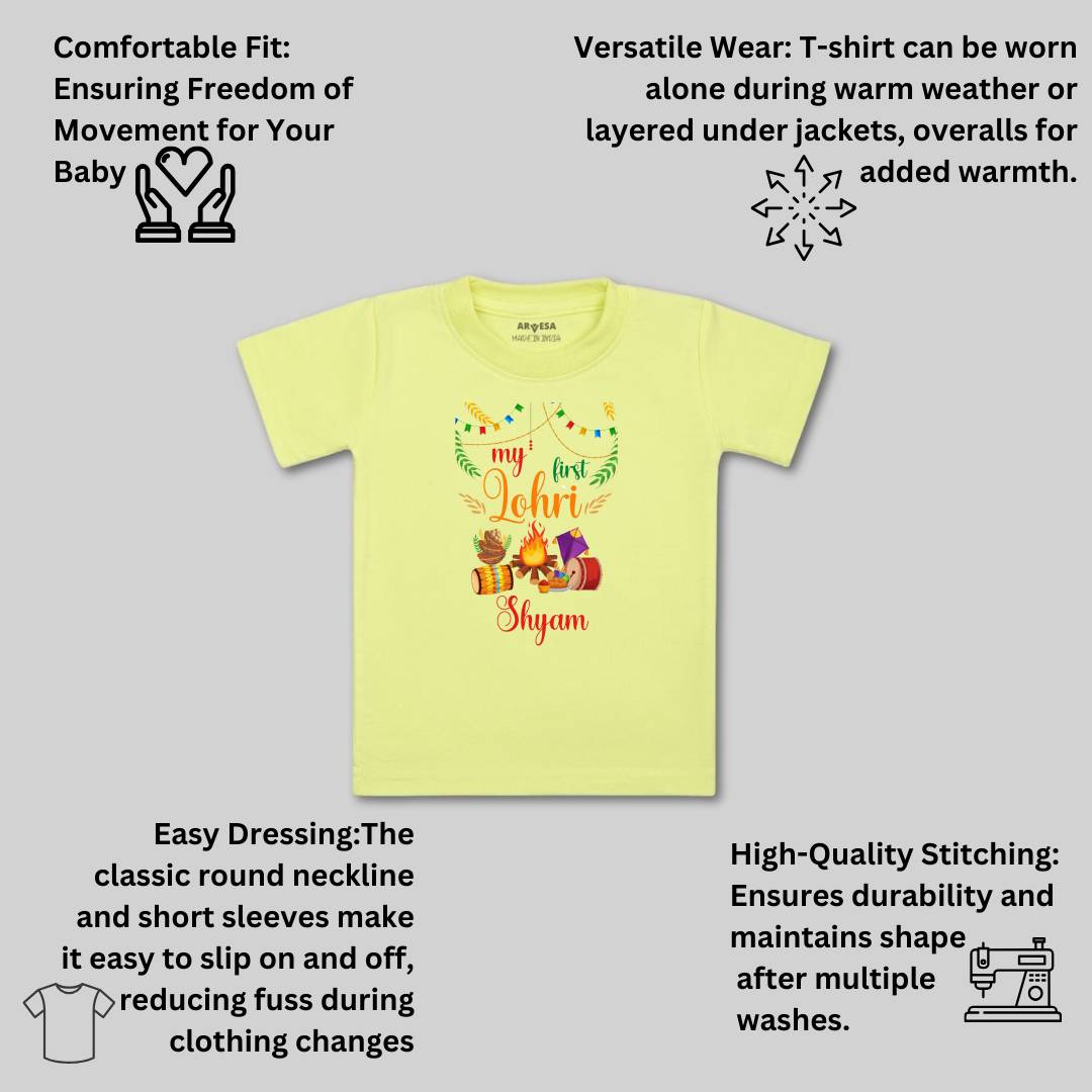 Arvesa My First Lohri  Baby Boy & Girl Dress