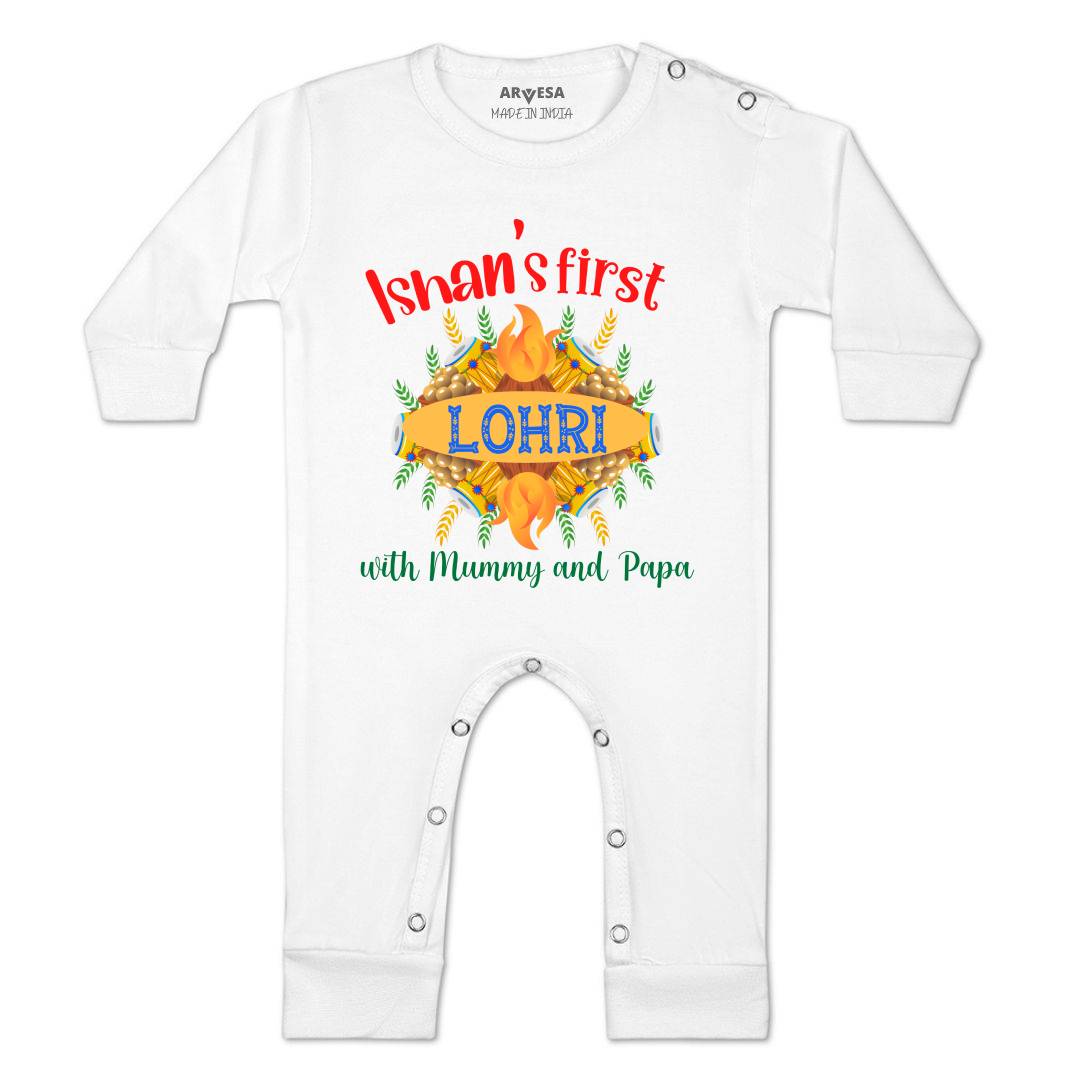Arvesa My First Lohri  Baby Boy & Girl Dress