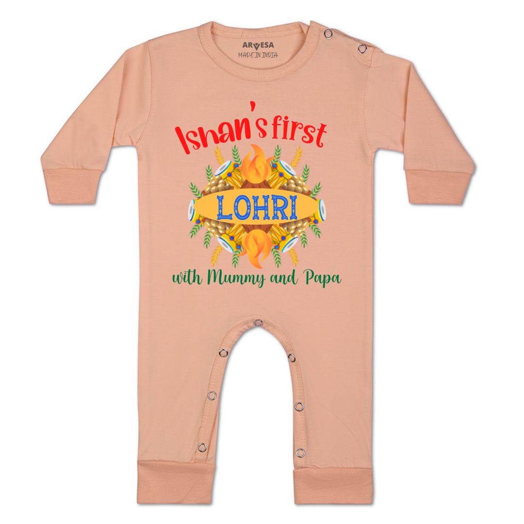 Arvesa My First Lohri  Baby Boy & Girl Dress