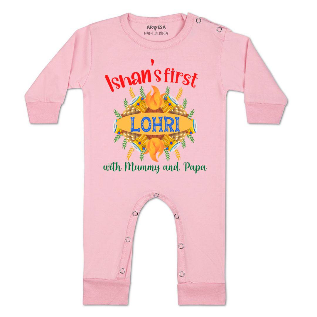 Arvesa My First Lohri  Baby Boy & Girl Dress