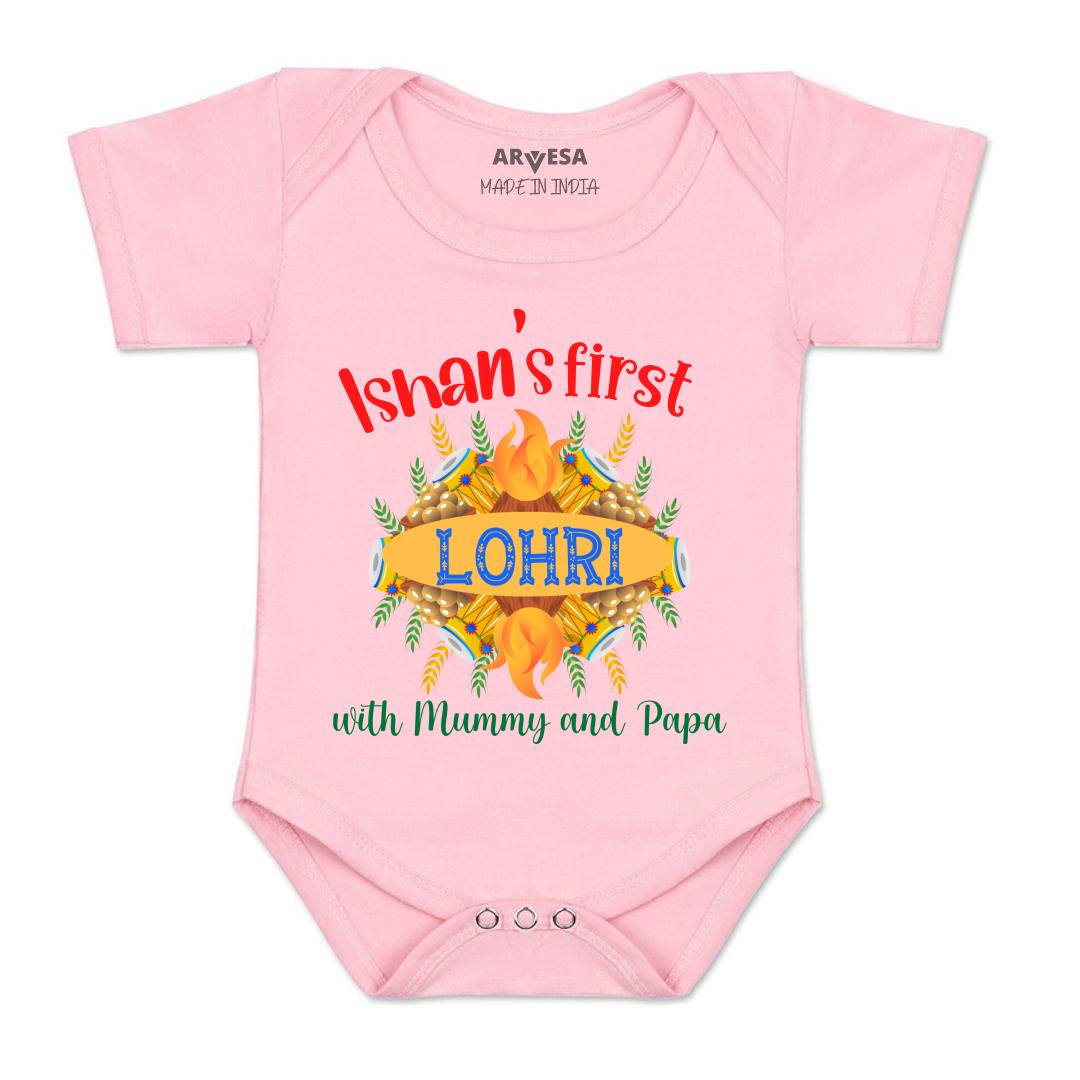 Arvesa My First Lohri  Baby Boy & Girl Dress