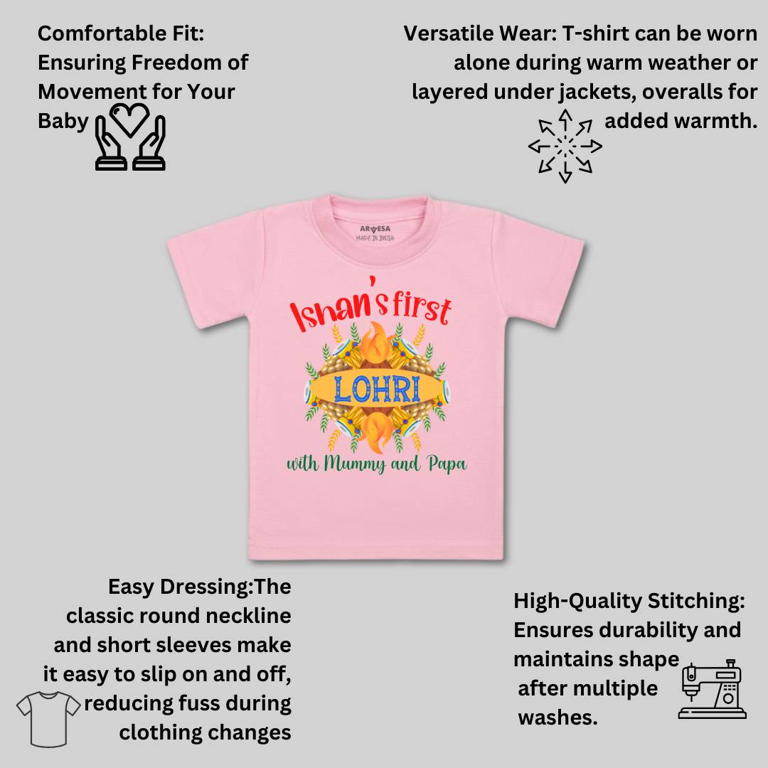 Arvesa My First Lohri  Baby Boy & Girl Dress