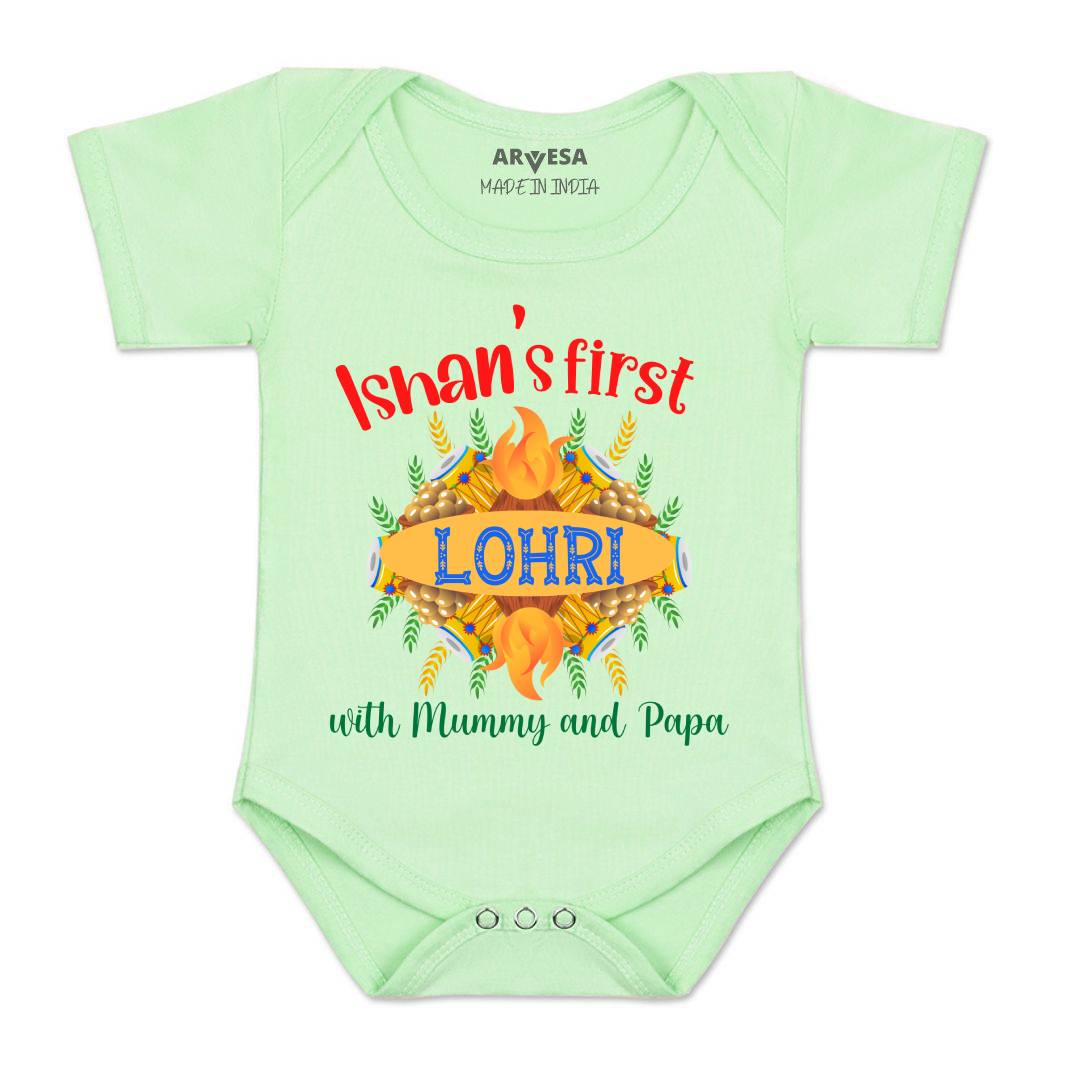 Arvesa My First Lohri  Baby Boy & Girl Dress