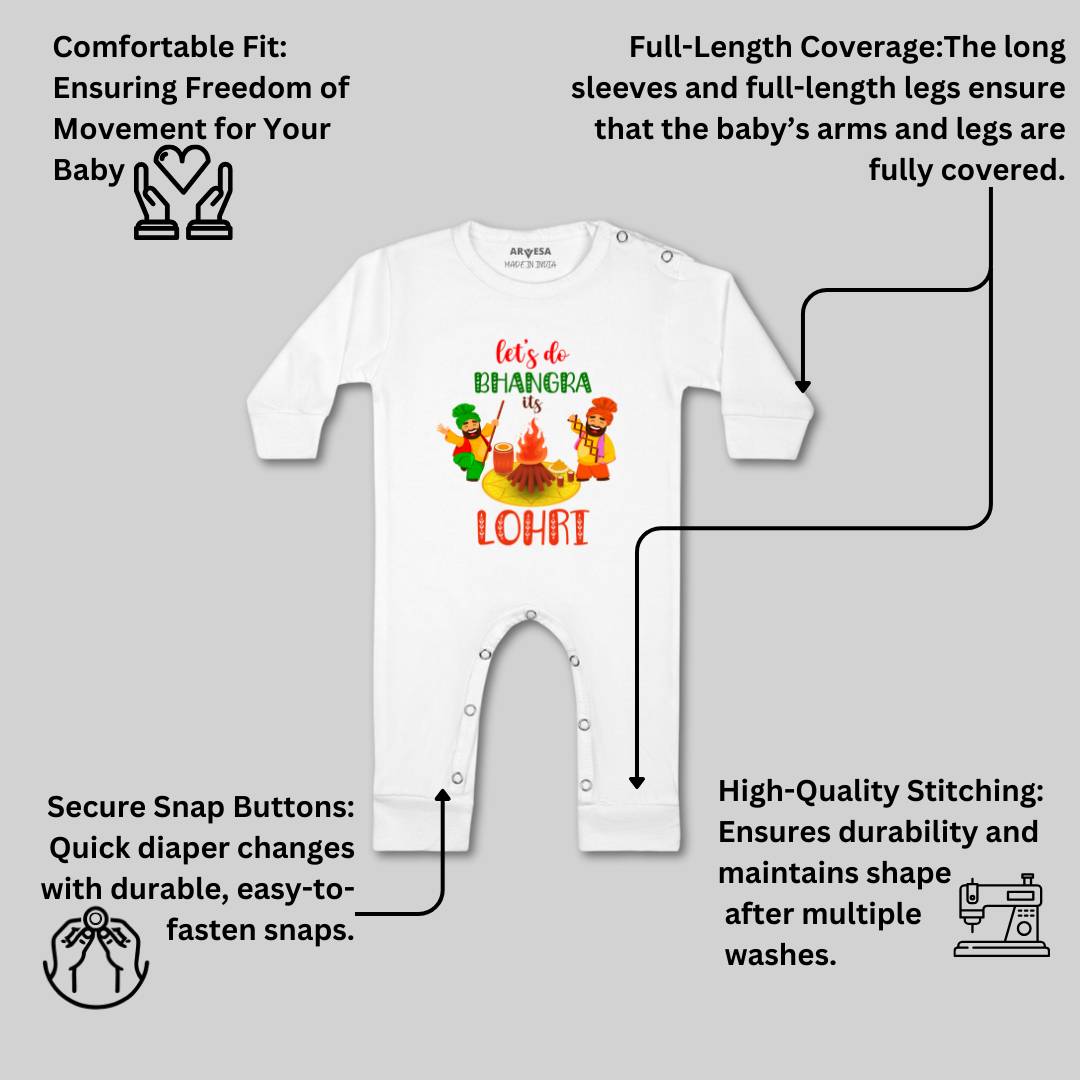 Arvesa Design-582 Lohri My First Baby Boy and Baby Girl Dress .