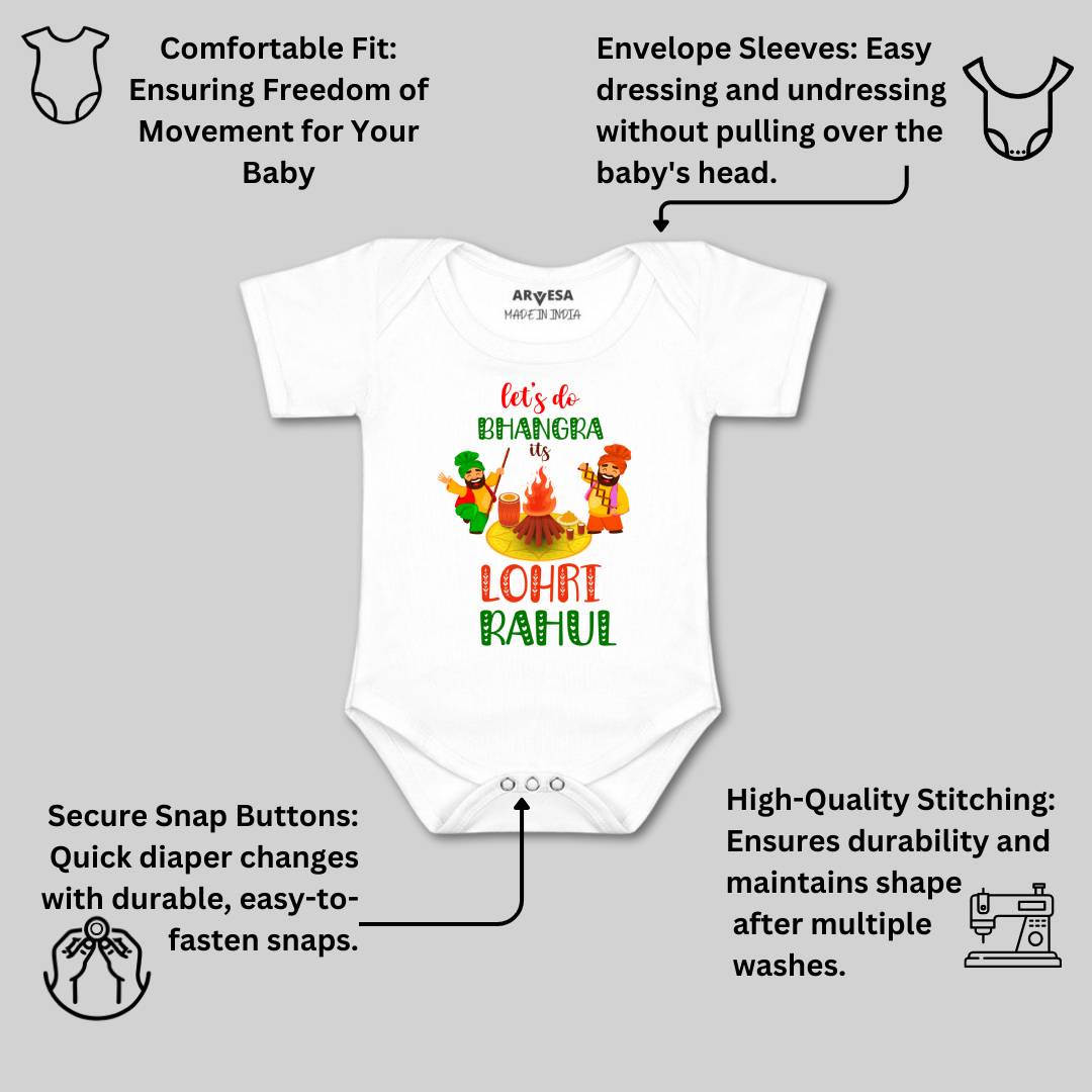 Arvesa It'S Bhangra It Is Lohri  Baby Boy & Girl Dress