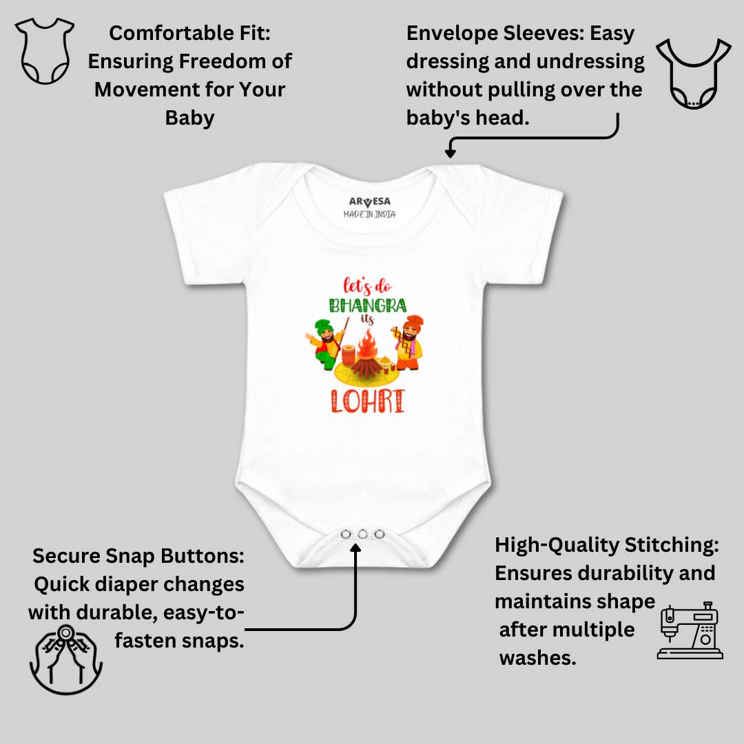 Arvesa Design-582 Lohri My First Baby Boy and Baby Girl Dress .