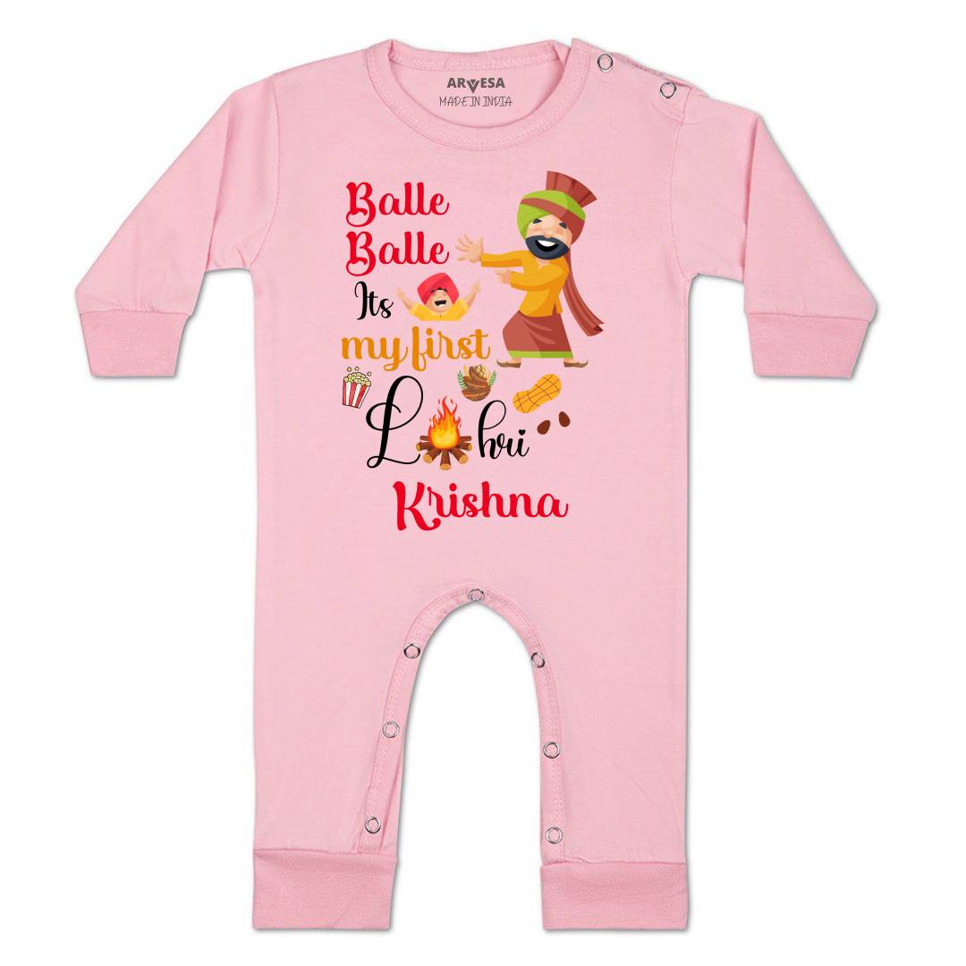 Arvesa My First Lohri  Baby Boy & Girl Dress
