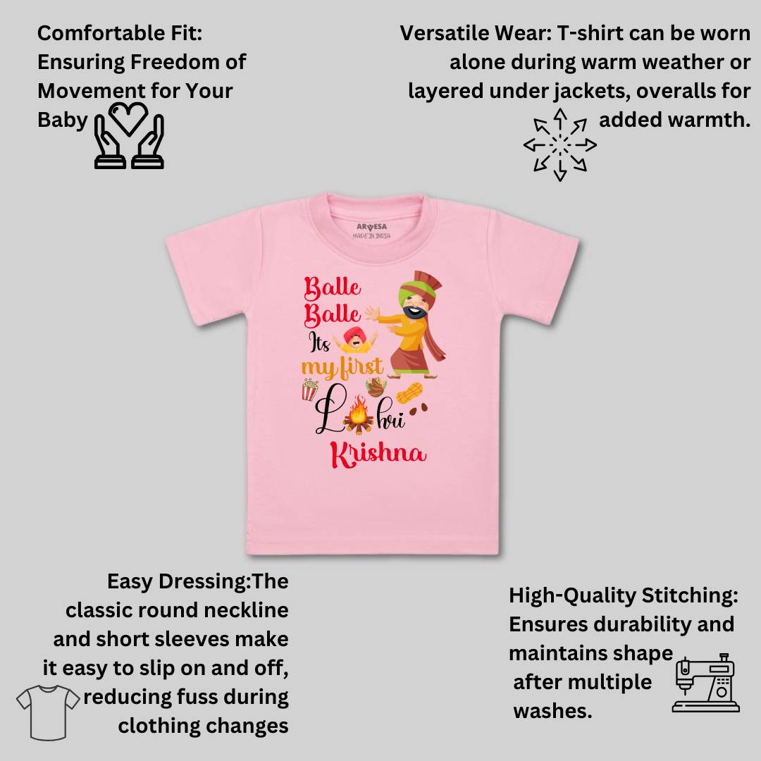 Arvesa My First Lohri  Baby Boy & Girl Dress