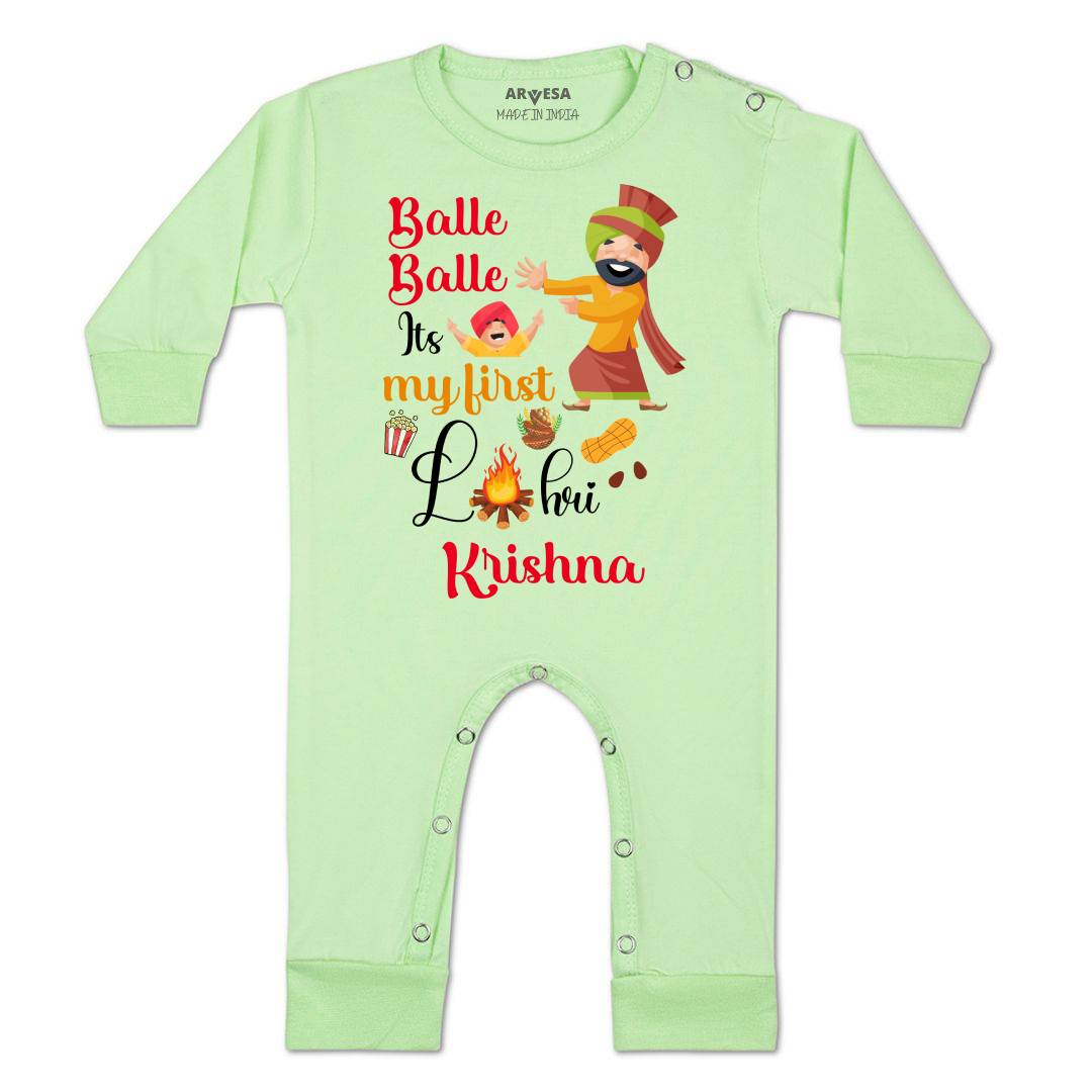 Arvesa My First Lohri  Baby Boy & Girl Dress