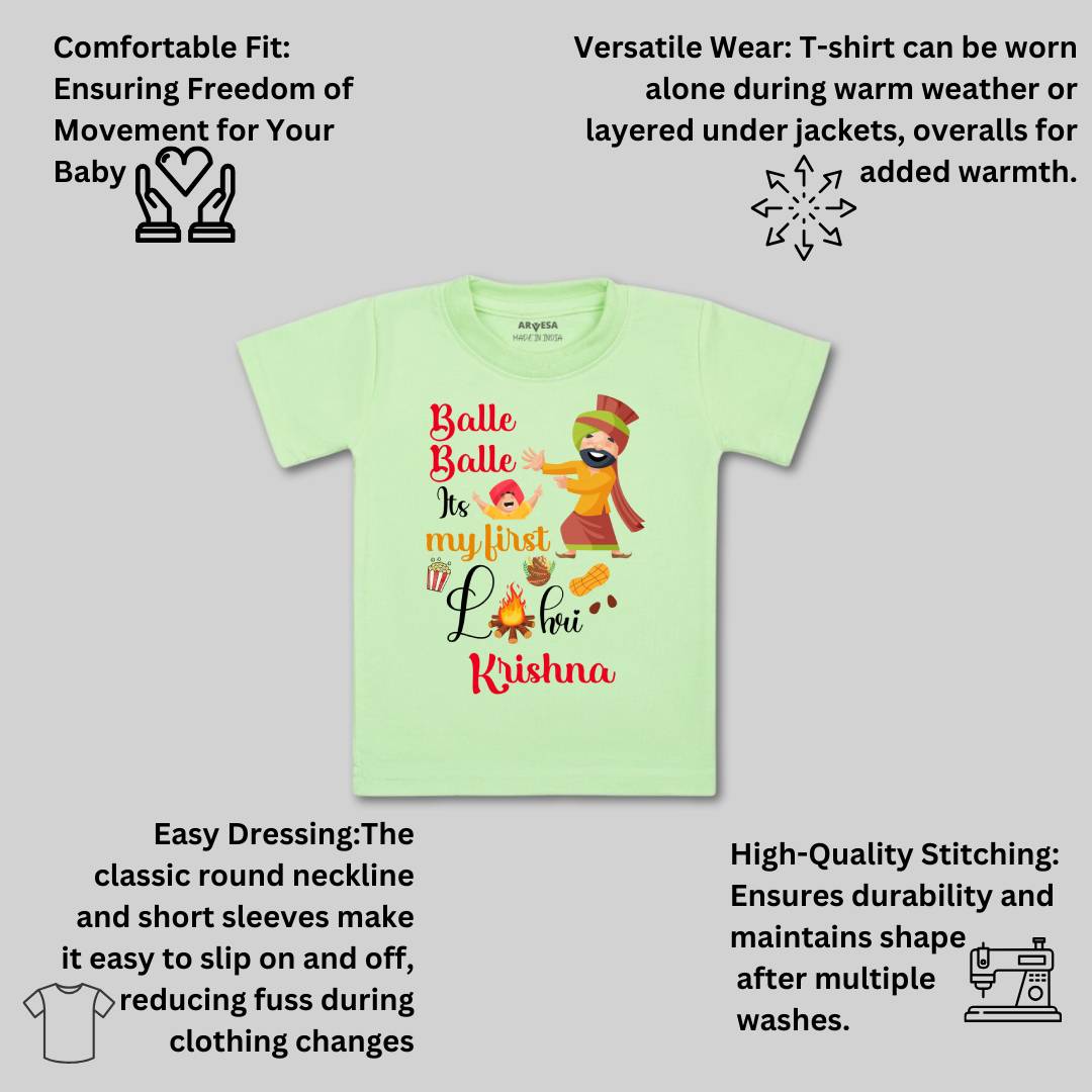 Arvesa My First Lohri  Baby Boy & Girl Dress